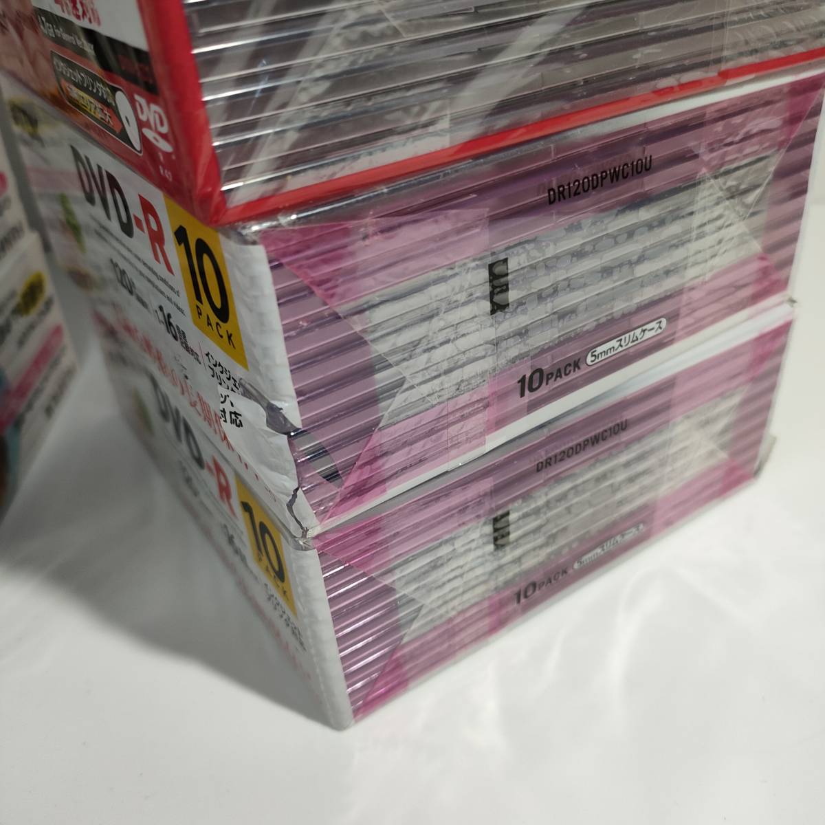 154[ unused goods large amount set sale ] DVD-R TDK MITSUBISHI FUJIFILM 10P/20P/5P video recording dubbing data 