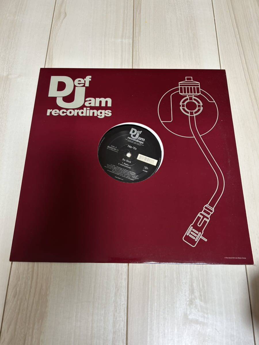 中古 名盤 アナログ盤 レコード 12インチ Ne-Yo So Sick Stay featuring Peedi Peedi record inch LP Def Jam recordings_画像2