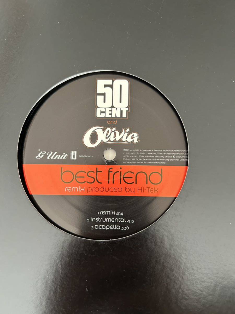 中古 名盤 アナログ盤 レコード 12インチ 50cent and olivia best friends record inch LP_画像4