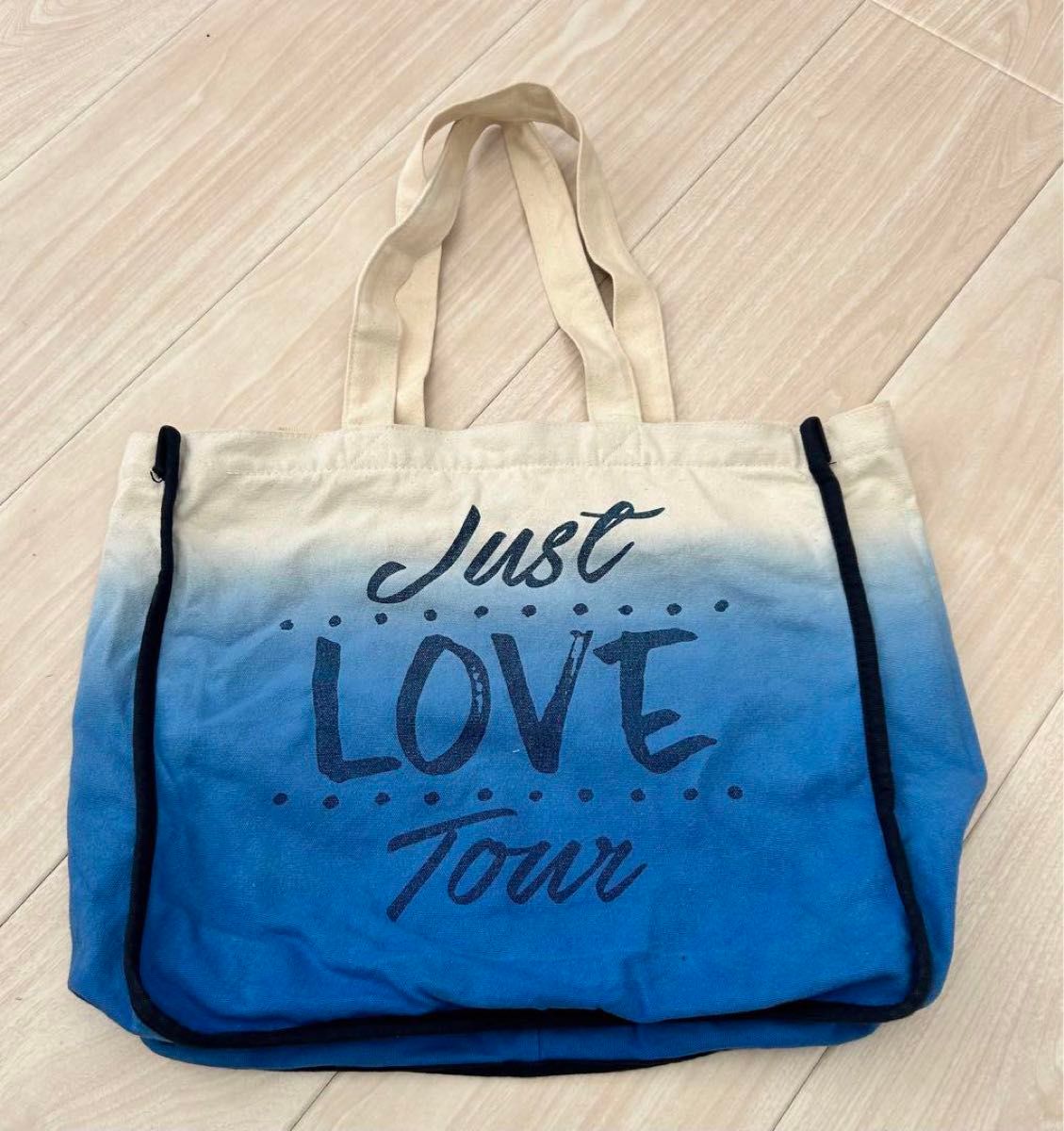 西野カナ justlovetour トートバッグ　ライブグッズ