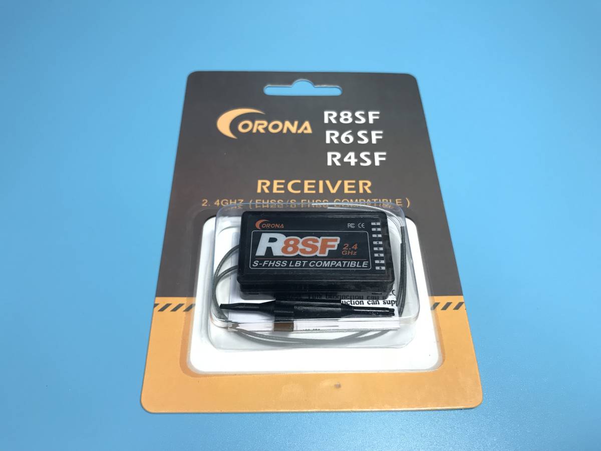 [ new year sale ] CORONA R8SF 8CH[S.BUS] receiver 2.4G Futaba. leaf interchangeable FHSS/S-FHSS [6K 6J 8J 10J 14SG 16SZ 18SZ 18M etc. correspondence ] @01