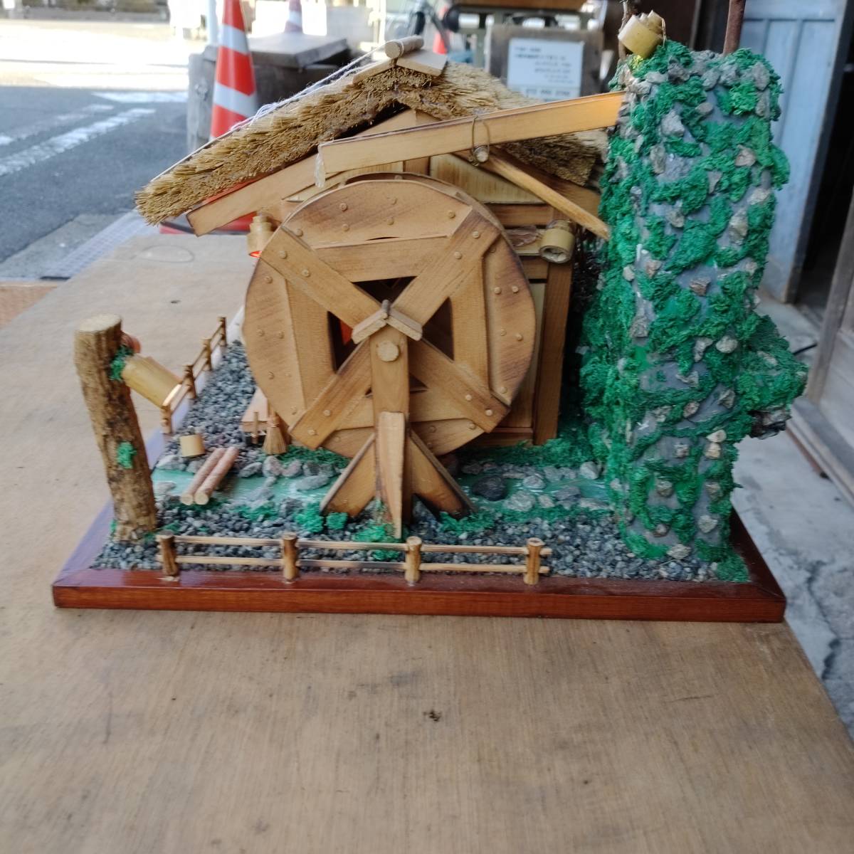 ☆日本の古民家:茅葺屋根:家屋☆ジオラマ模型:手作り☆C棟 ☆日本の古民家:茅葺屋根:家屋☆ジオラマ模型:手作り☆C棟