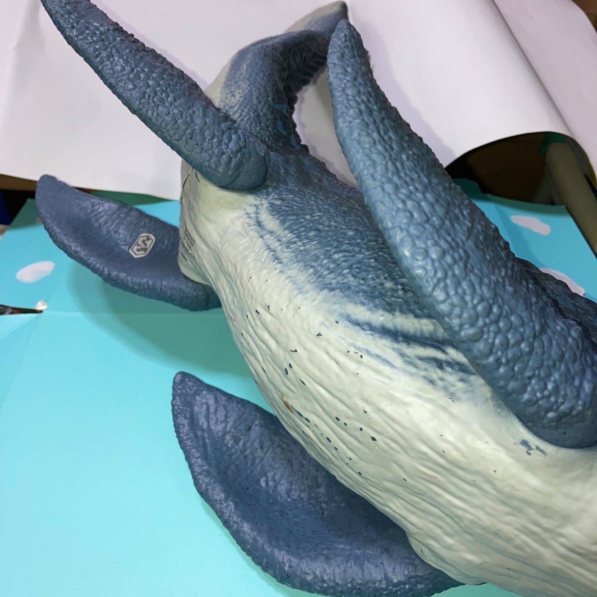 モササウルスの 口から尾びれ48.5cm尾びれ尾先25cm映画ジュラシック.マテルの画像8