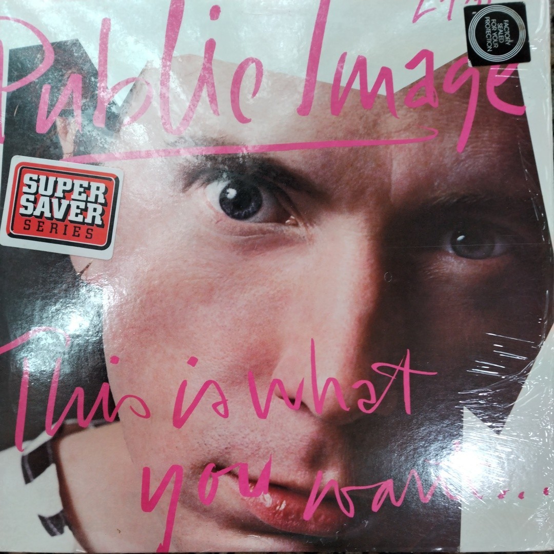 パブリック・イメージ・リミテッド　輸入盤　This is what you want PIL public image ltd. LPレコード当時物_画像2