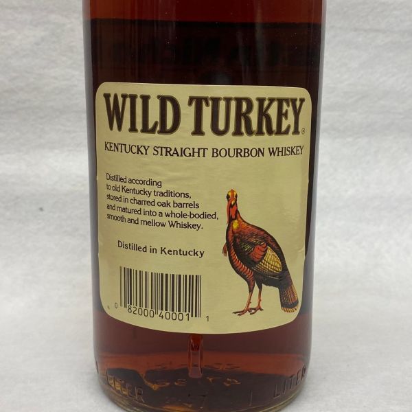 M323-C4-966 WILD TURKEY ワイルドターキー 8年 bourbon whiskey バーボン ウイスキー 1000ml 50.5% 古酒 箱付き 未開栓 ④_画像5