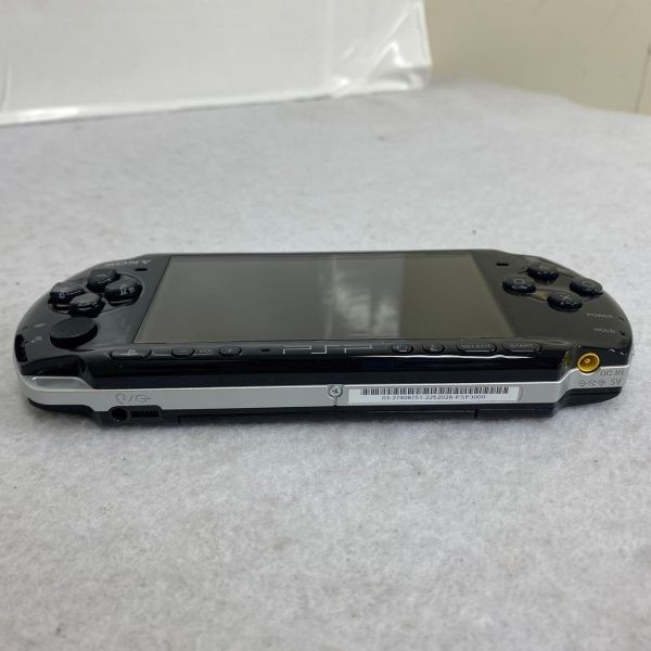 K375-C3-721 SONY ソニー PSP 本体 PSP-3000 ブラック/箱/プロ野球スピリッツ2010 ソフト1本付 プレイステーション ポータブル 通電OK ②_画像3