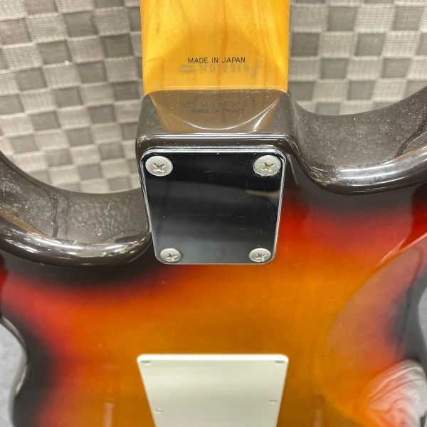 P829-O44-728 FENDER JAPAN フェンダー ジャパン エレキギター ストラトキャスタータイプ 6弦 弦楽器 通電/音出しOK ソフトケース付き ③_画像9