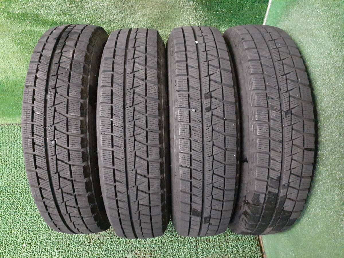 ブリヂストン RevoGZ 145/80R13 社外 BALMINUM 13×4J スタッドレス付4本 軽自動車に 中古 売切!!_画像5