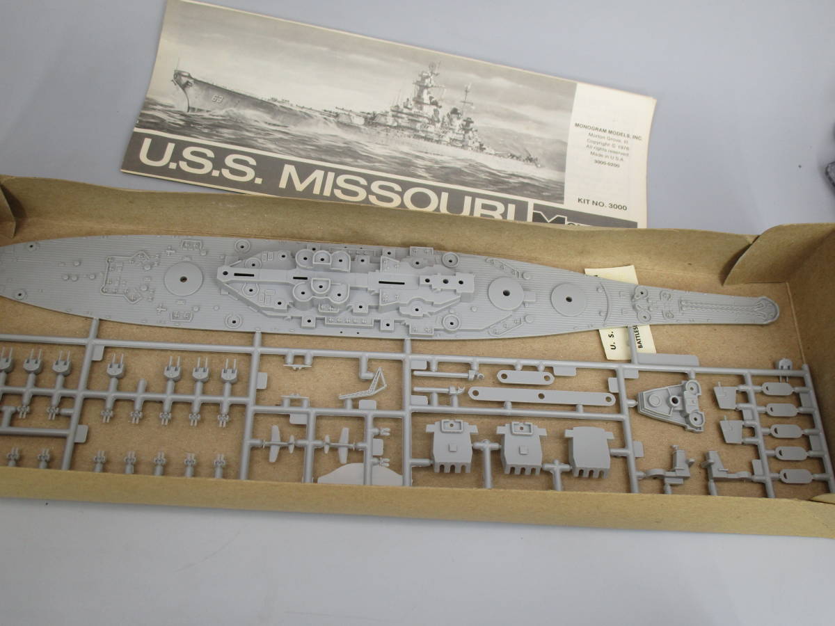 1/350 タミヤ 日本海軍 駆逐艦 雪風 艦船 シリーズ No.20 　モノグラム　USS　MISSOURI　プラモデル　（HHJYT_画像10