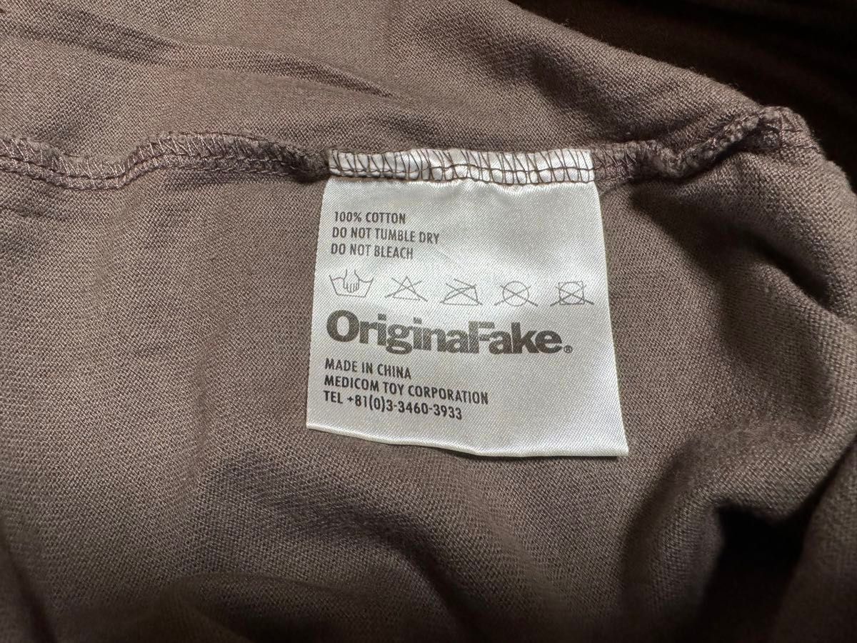 ORIGINAL FAKE Tシャツ　KAWS カウズ　オリジナルフェイク