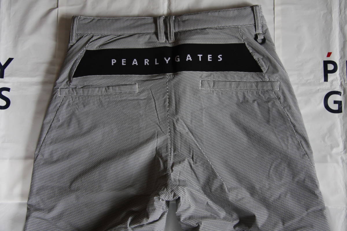 ★正規品★パーリーゲイツ PEARLY GATES★超絶人気 2WAYストレッチ ミニチェック中綿パンツ★極暖★カッコイイ★白×黒★5(L)_画像4