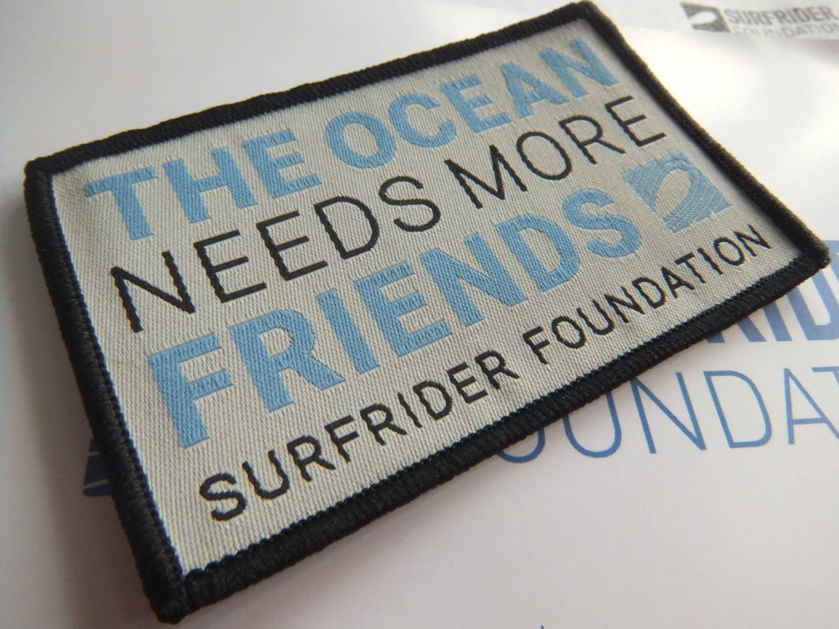 ◆新品U.S.限定サーフライダー【Surfrider　Foundation】刺繍ワッペン限定◆_画像3