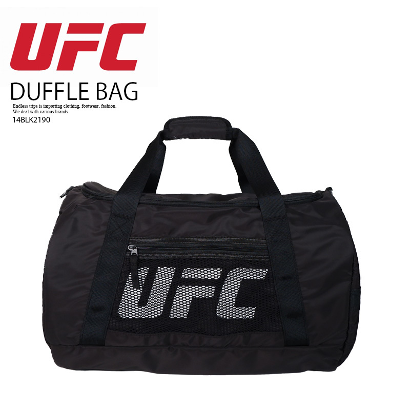 ■新品■UFC/ユーエフシー ダッフルバッグ■WEEKENDER BAG ウイークエンダー バッグ■スポーツバッグ■ジムバッグ■ブラック■14BLK2190