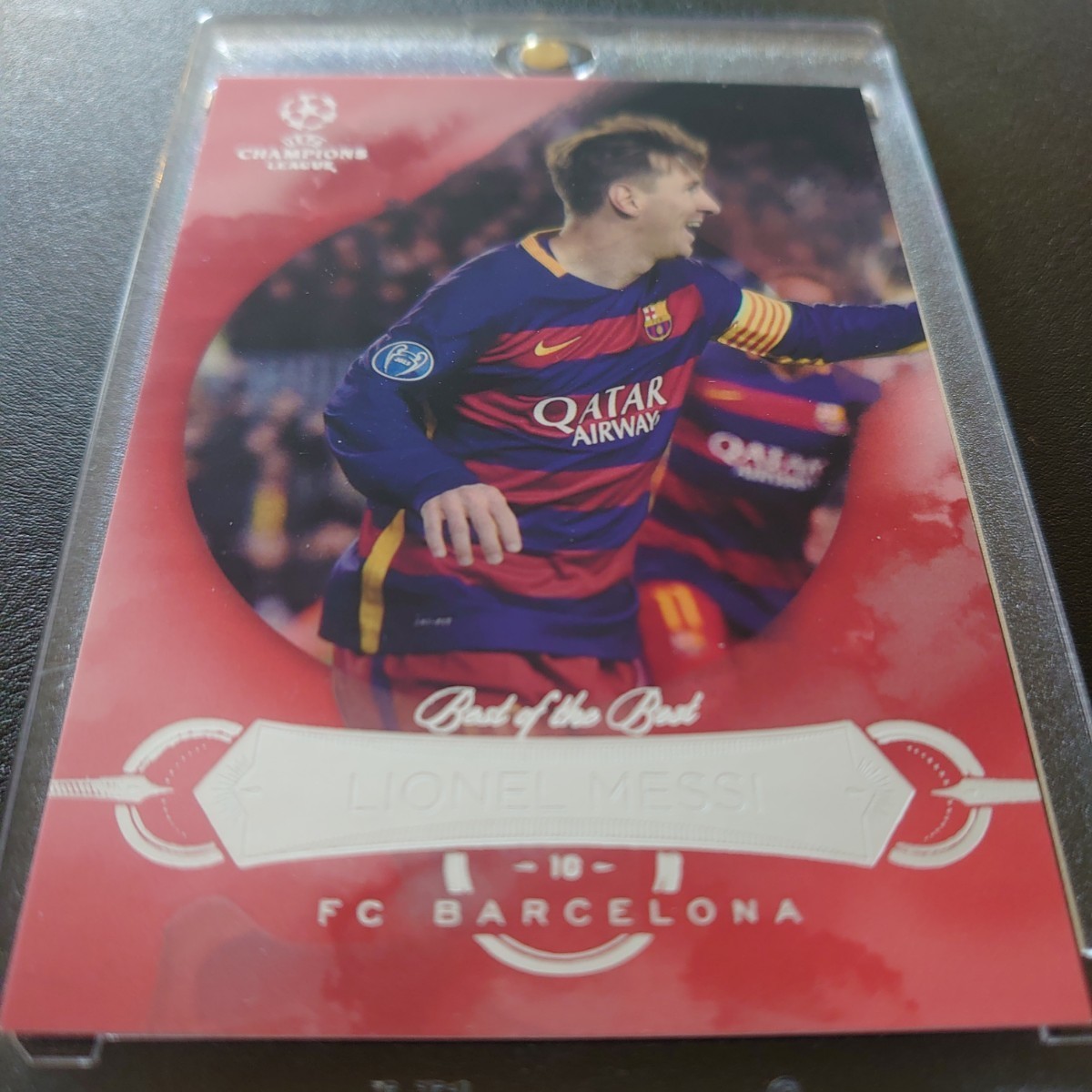 Lionel Messi 2015-16 Topps UEFA CL Showcase Best of the Best /25 Barcelona メッシ バルセロナ Argentina _画像3