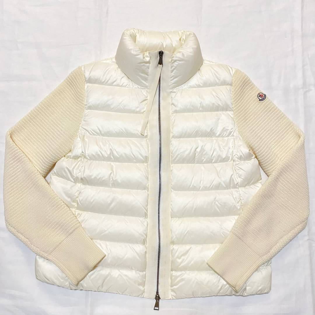 【最安値】MONCLER モンクレール ダウンニット　白　M