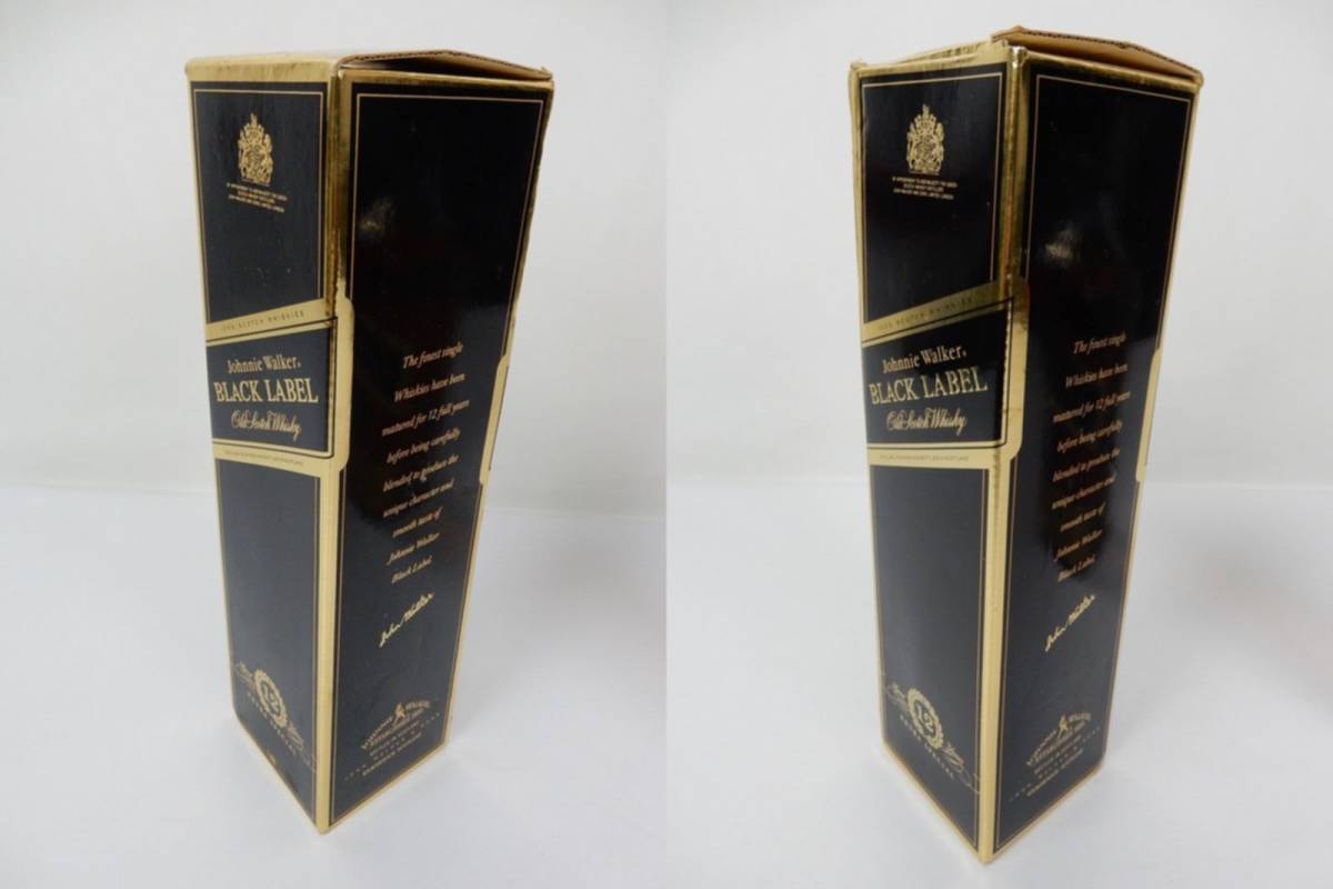 【古酒】JOHNNIE WALKER ジョニーウォーカー ブラックラベル 12年 エクストラスペシャル 1000ml 43% 未開栓 中古品 JUNK 一切返品不可で ②_画像9