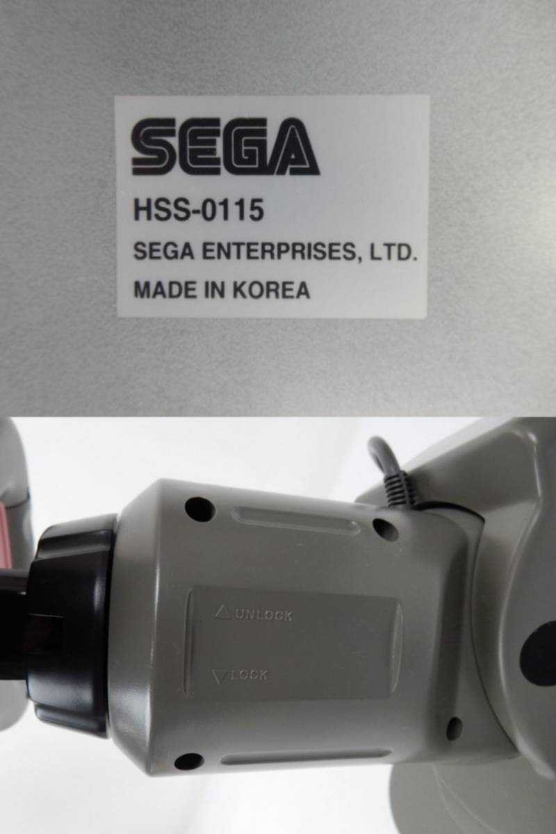 【SEGA】 セガサターン用 レーシングコントローラー HSS-0115 動作未確認 中古品 JUNK 現状渡し 一切返品不可で！_画像6