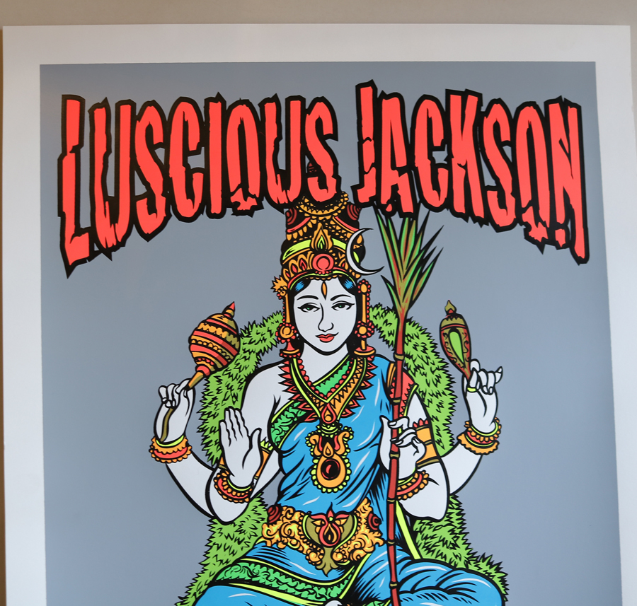 1996 period thing LUSCIOUS JACKSONru car s Jackson Buffalo do-ta- silk screen Vintage poster music band TAZ