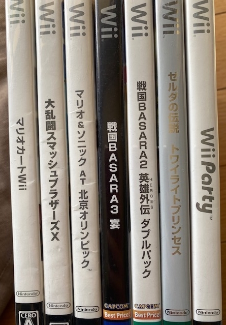 【すぐ遊べます】中古 Wii本体+ソフト　動作確認済み　　マリオカート/スマブラ/ゼルダ/バサラ他_画像2