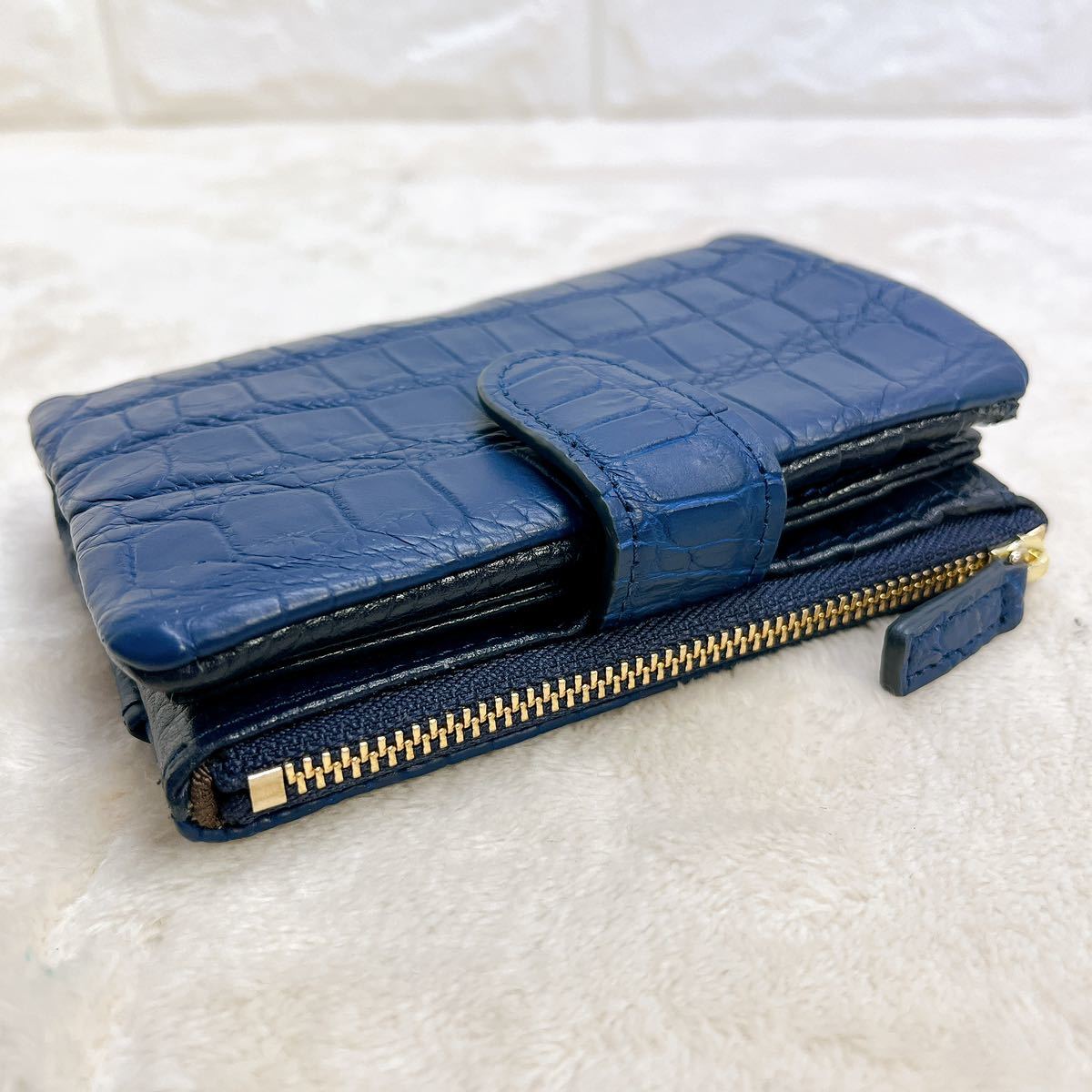 未使用 アルムコ Alumuco クロコダイル 折財布 本革|Yahoo 未使用 アルムコ Alumuco クロコダイル 折財布 本革|Yahoo