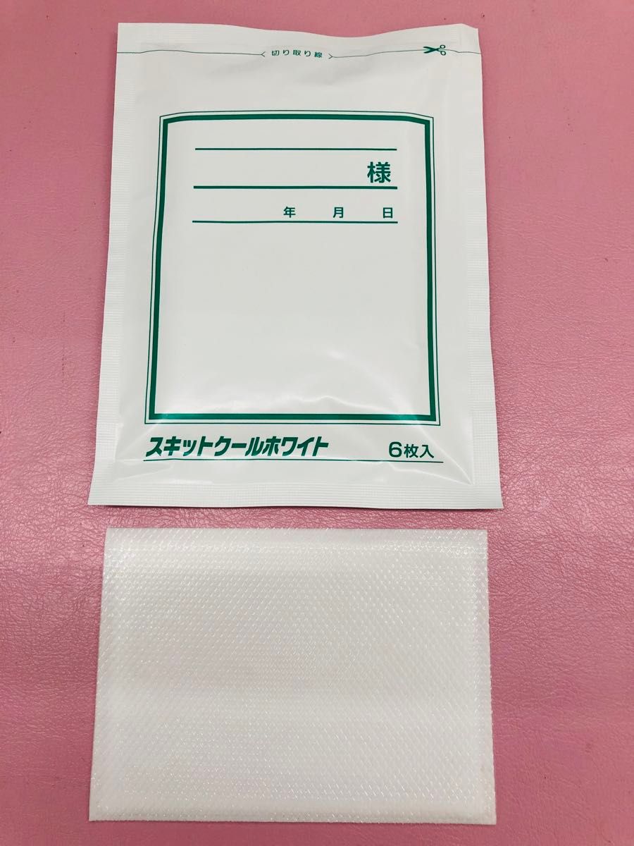 湿布　スキットクールホワイト　6枚入5個　医薬部外品