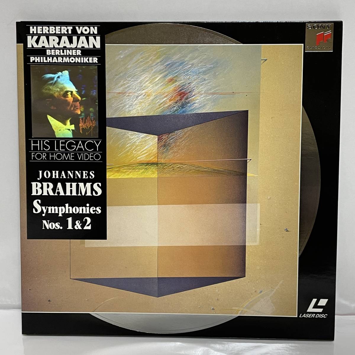 ■LD■カラヤン ブラームス Symphonies Nos.1&2 KARAJAN BRAHMS ■ F231_画像1