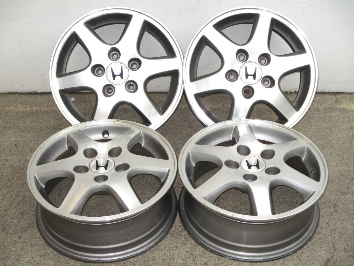 ◆ホンダ純正 ステップワゴン RF1 アルミホイール 4本セット 15×5.5JJ 5H +50 PCD114.3_画像1