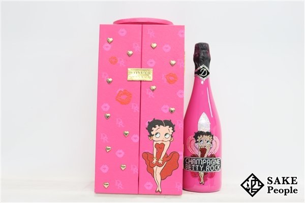 □注目! D.ROCK ダイアモンド・ロック ベティーロック ピンク 750ml 12％ 箱 シャンパン_画像1