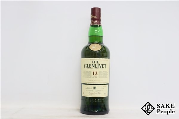 ◇1円～ グレンリベット 12年 シングルモルト 旧 ボトル 700ml 40％ スコッチ_画像1