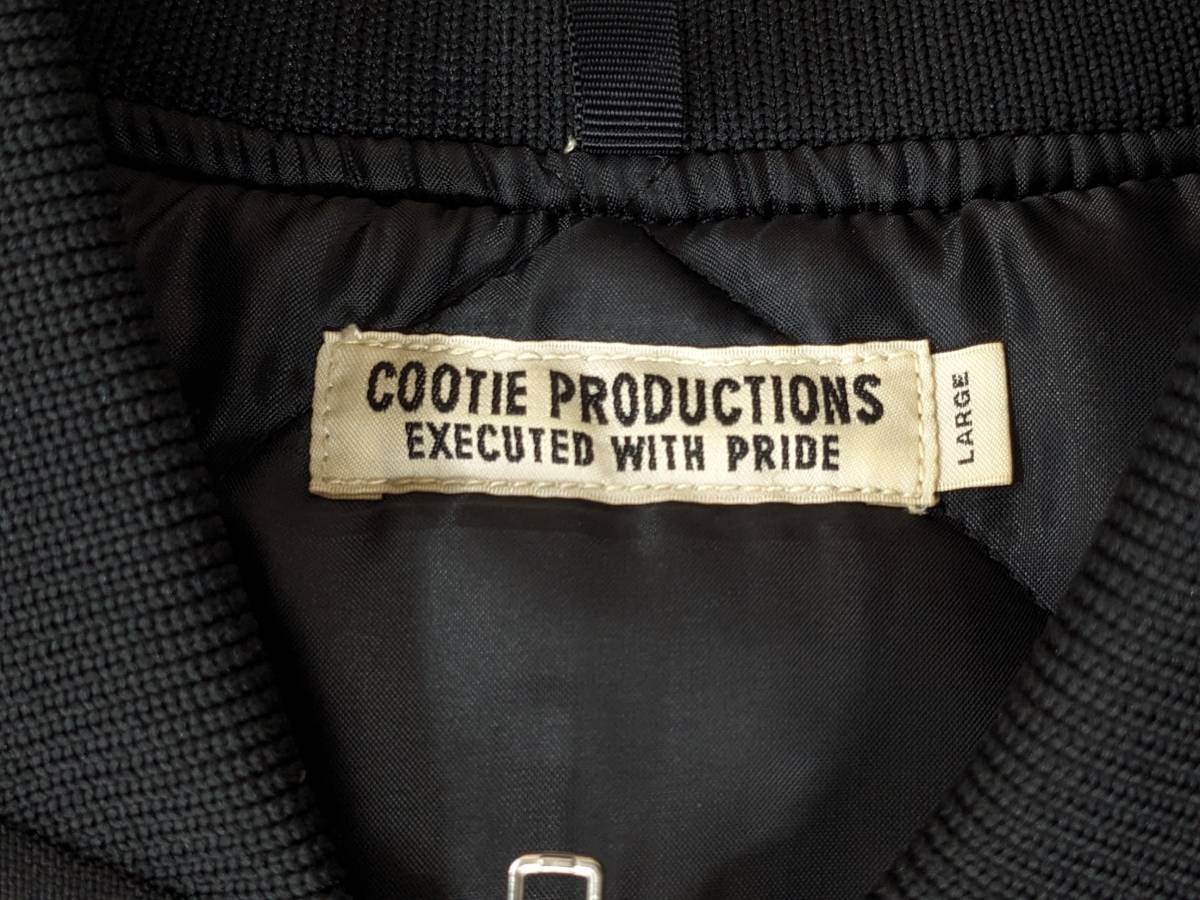 COOTIE PRODUCTIONS/クーティ―/Polyester OX Padded Work Vest/中綿ワークベスト/肉厚/SIZE L/ビッグシルエット/エステルオックス生地_画像6
