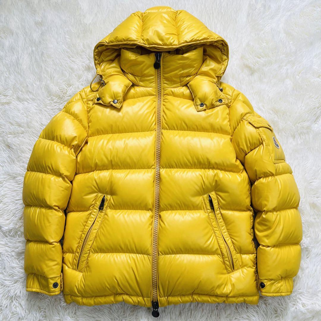 超激レア/2019年限定カラー/モンクレール◎MONCLER MAYA マヤ 19AW イエロー 黄色 0 XS〜S ダウンジャケット ダウンフェザー_画像2