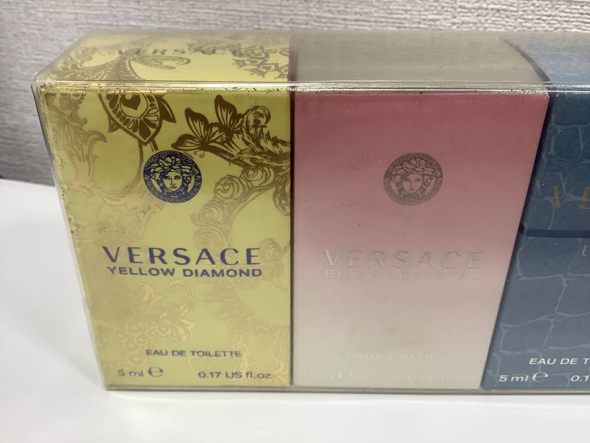 189◆VERSACE ヴェルサーチ MINIATURES COLLECTION 5ml×5点 香水 オードトワレ オーデパルファム 未開封品_画像3