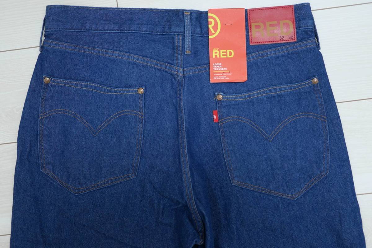 新品リーバイスA2696-0001 W32 Levi's Red LR ルーズテーパートラウザー PINE GULCH CREEKS インディゴ・ミッドブルー Red Collection_画像6