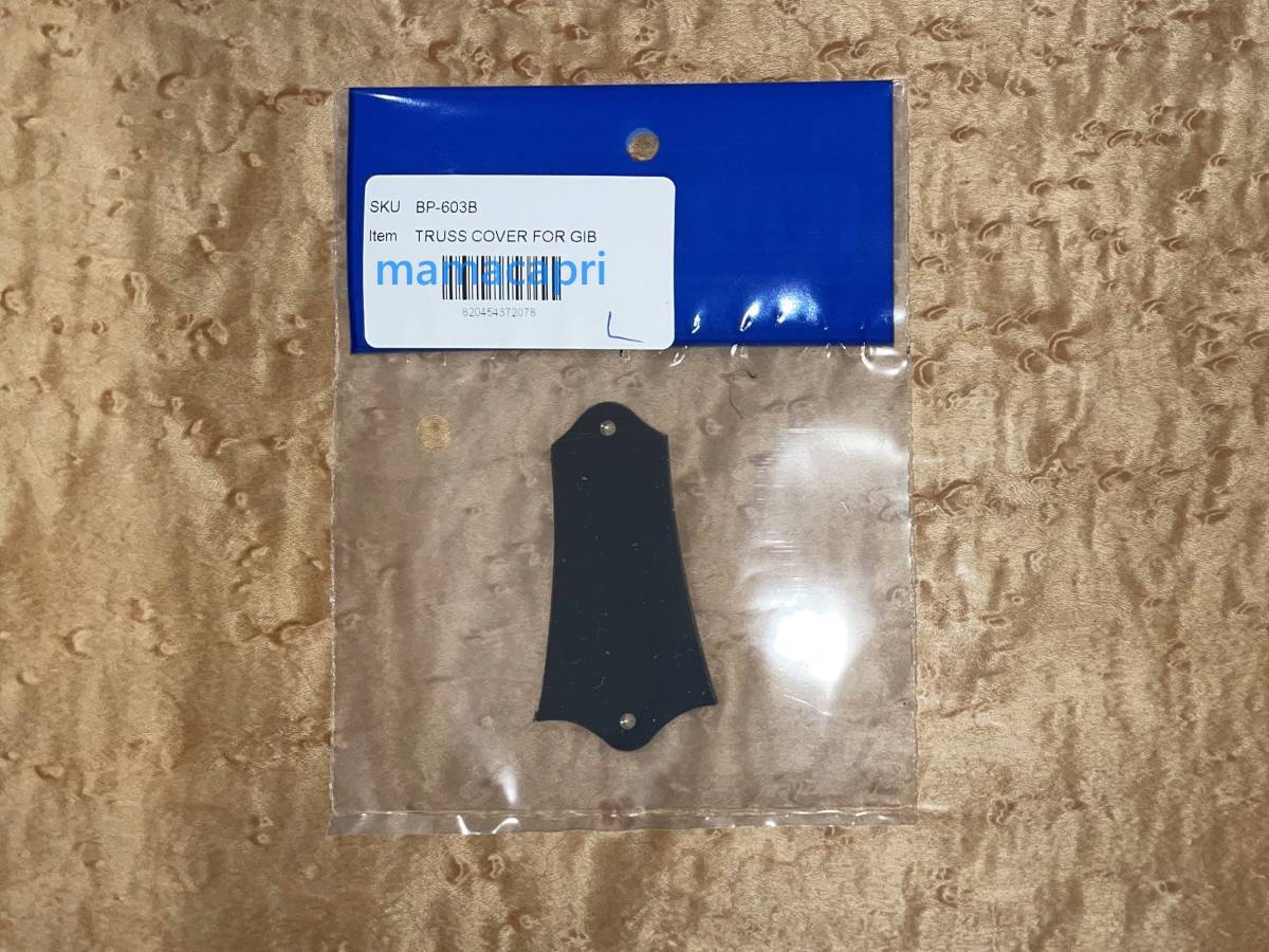 新品WD Music純正 Replacement Truss Rod Cover Black 3PLY For Gibsonサイズ Guitars ギブソンSize トラスロッド カバー ブラック 3プライ_画像3