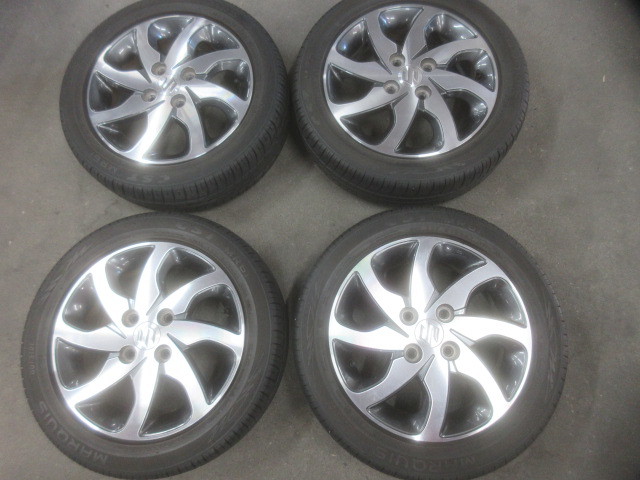 MK21S パレット SW 純正 14インチ アルミホイール 14X4.5J +50・2022年製 CST MR61 MARQUIS 165/55R14 タイヤ付 4本_画像1