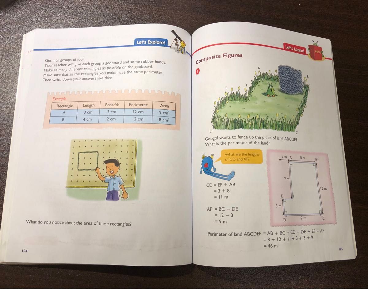 シンガポール 教科書　インターナショナルスクール 算数 English BOOK 英語　Maths シンガポールマス