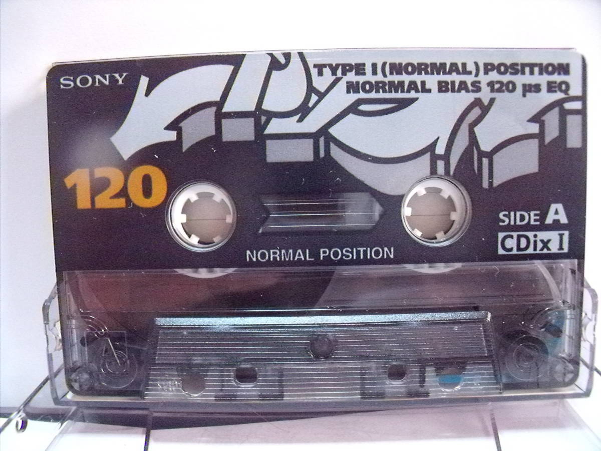 使用済み　中古　　カセットテープ　SONY　CDix1　Type1 ノーマル　120分　1本　爪あり　No348_画像1