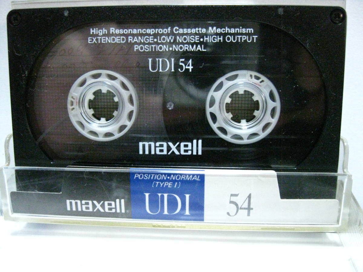 使用済み　中古　　カセットテープ　ｔｄｋ日立Maxell　UD1　 Type1 ノーマル　54分　1本　爪あり　No360_画像1