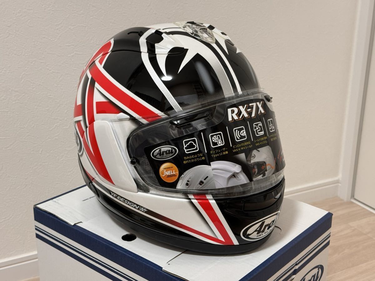 Arai RX-7X Nakano X Mサイズ 使用度少 - ヘルメット