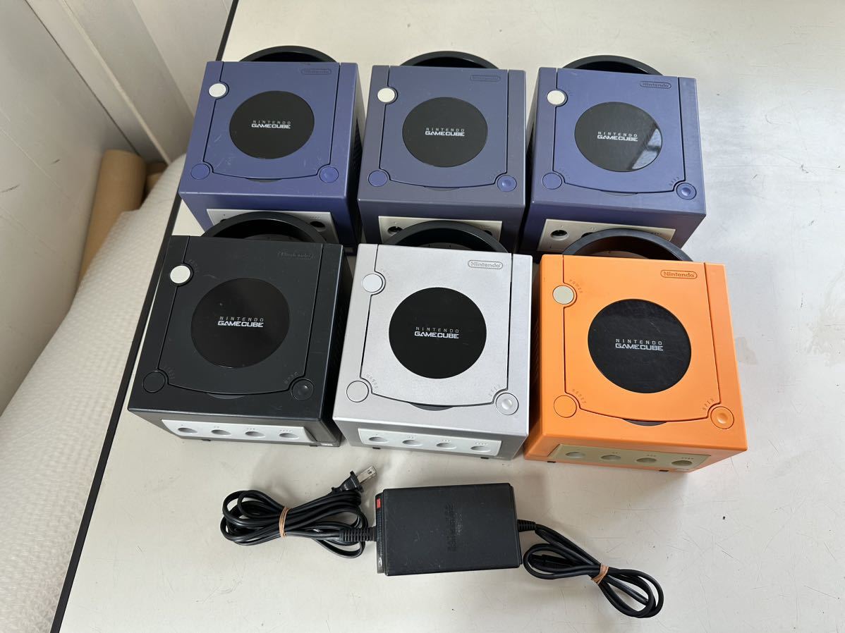 Nintendo/任天堂 GAMECUBE/ゲームキューブ DOL-001/DOL-002 6台 通電確認のみ 1/9