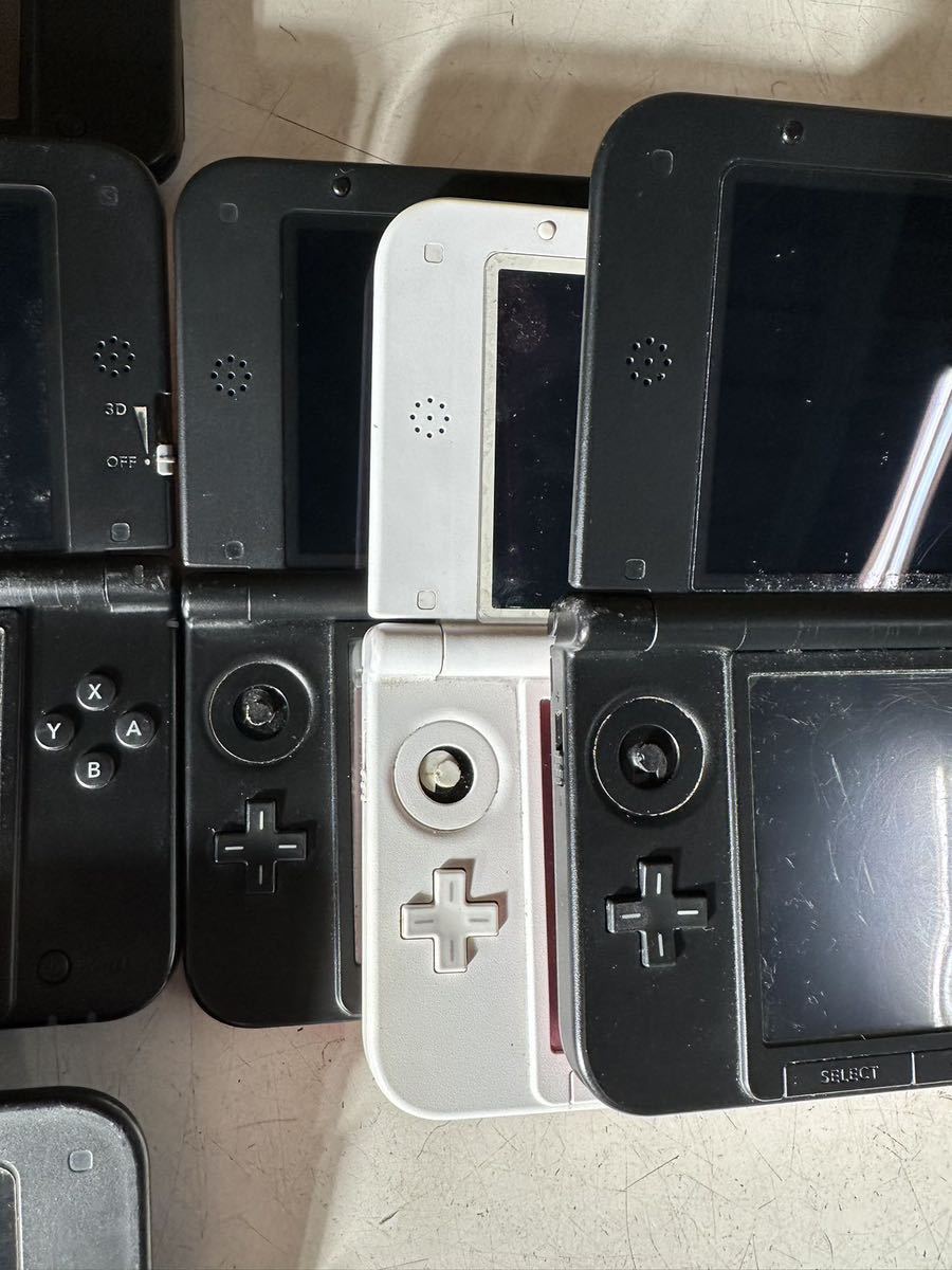 任天堂 Nintendo ニンテンドー 3DS LL 本体 SPR-001（6台）/new 3DS LL 本体 RED-001（6台） まとめて 12台セット ジャンク_画像4