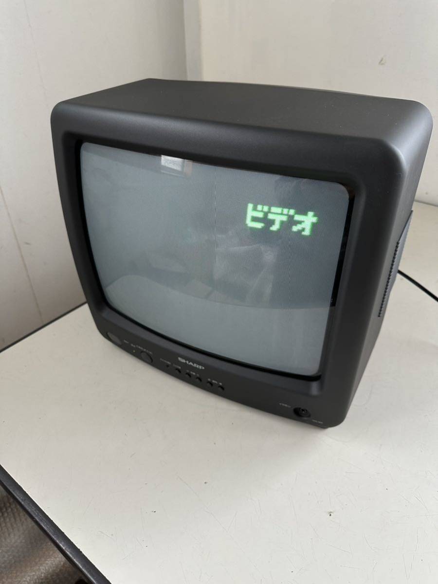 SHARP カラーテレビ 14C-M3 未使用の現状品 1/18の画像3