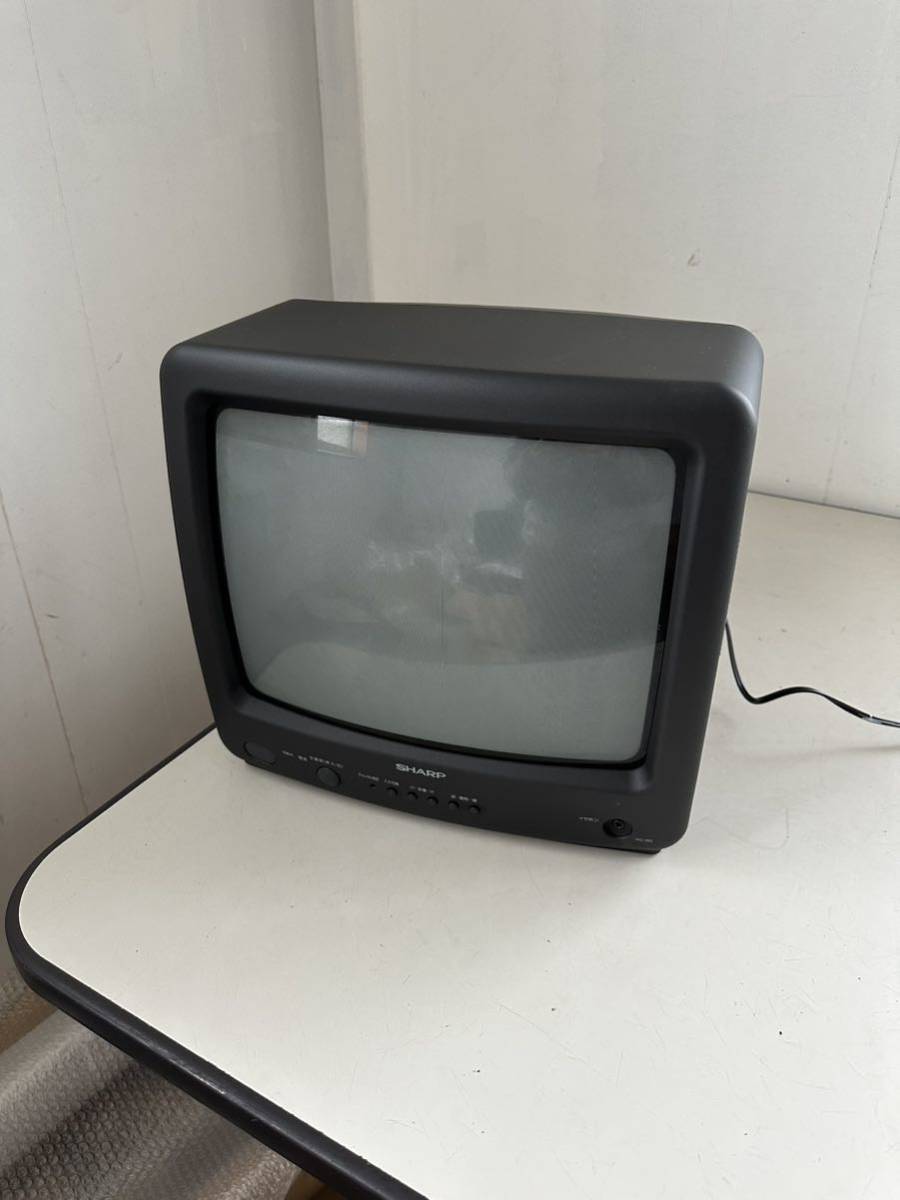 SHARP カラーテレビ 14C-M3 未使用の現状品 1/18の画像4