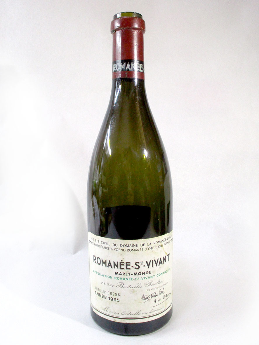 ★1995　ROMANEE-ST-VIVANT　GRAND CRU　ロマネ・サン・ヴィヴァン　空き瓶★S10988-1_画像1