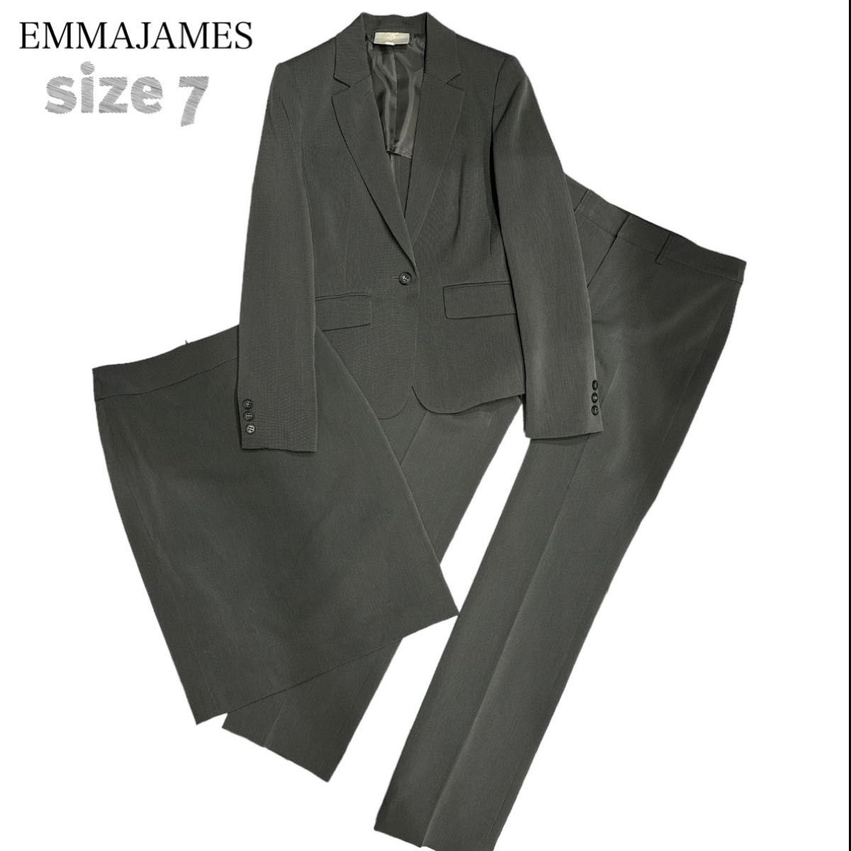 EMMAJAMES エマジェイムス　フォーマルスーツ3点セット ジャケット パンツ スカート スーツ
