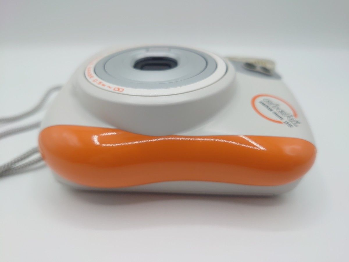 FUJIFILM インスタントカメラ チェキ instax mini25　オレンジ　ホワイト