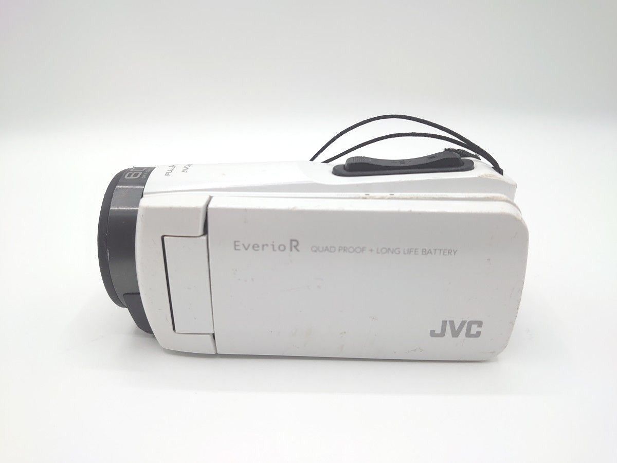 JVC デジタルビデオカメラ　GZ-R470-W  Everio ホワイト
