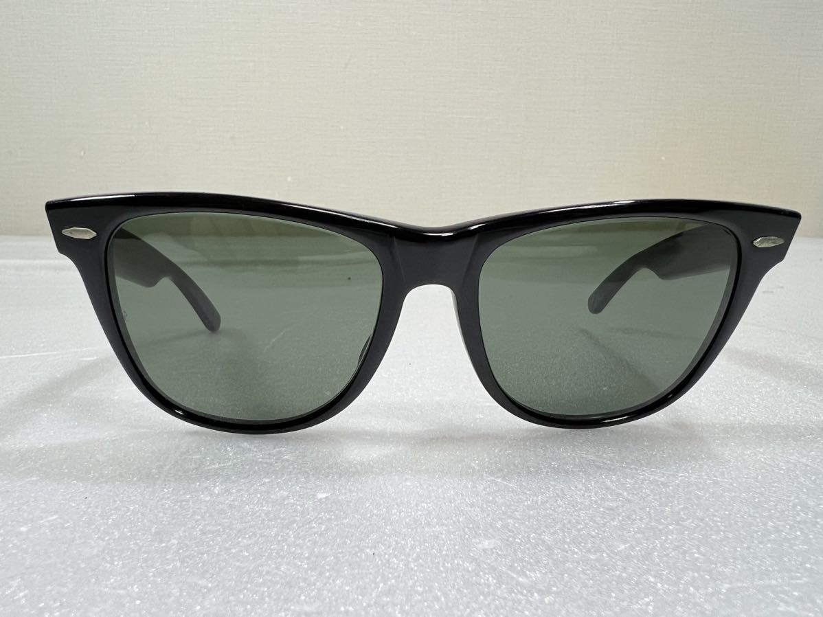 B&L レイバン ウェイファーラー 2 米国製　ビンテージ　USA WAYFARER VINTAGE サングラス　エボニーブラック　5418Ray-Ban _画像1