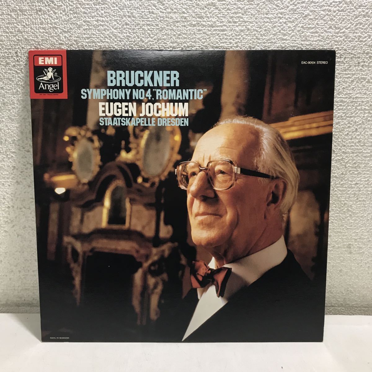 CB06▲ LP レコード オイゲン・ヨッフム/指揮 ブルックナー 交響曲第4番変ホ長調 「ロマンティック」帯付き 美盤 ▲240123の画像1