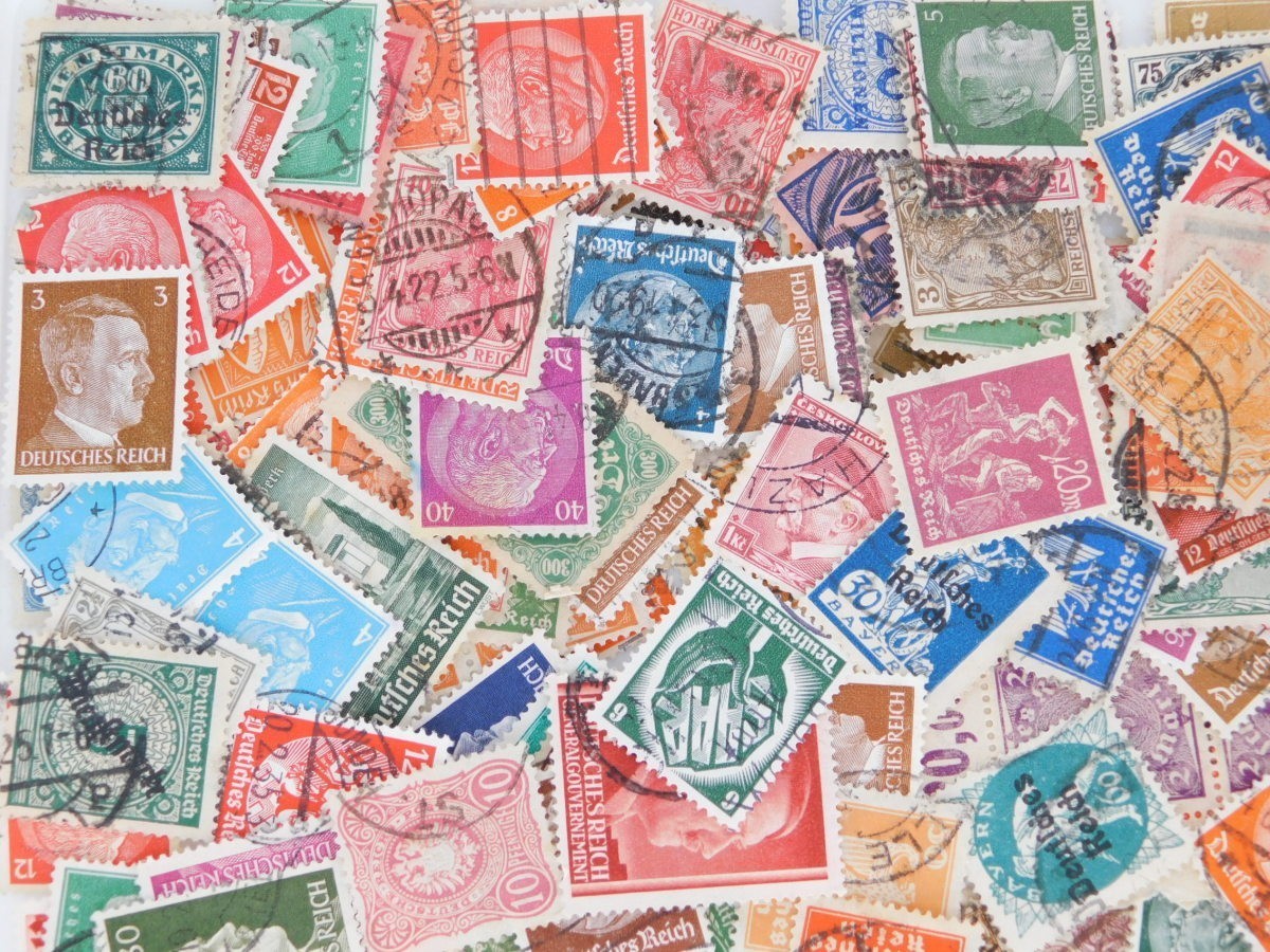  abroad stamp Germany 30 sheets nachishi tiger -1933~1945 year third . country era used stamp foreign stamp 